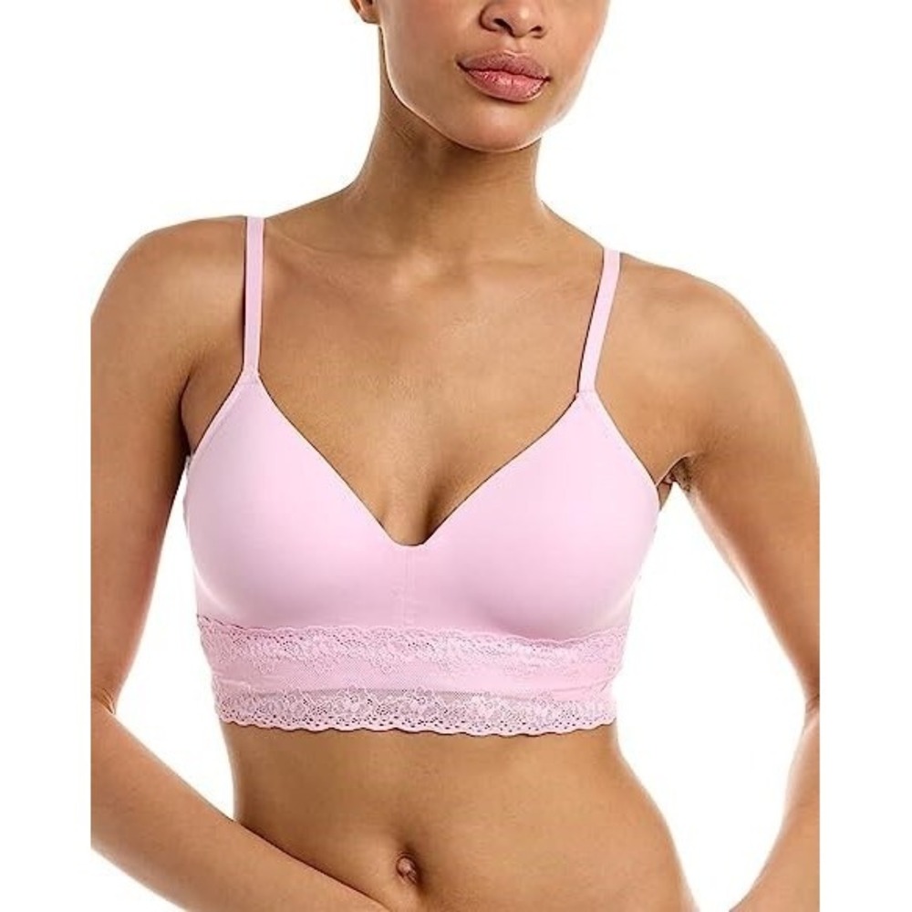 NWOT Natori 38D Bliss Perfection Contour Soft Cup Bra 723154 PInk 110492